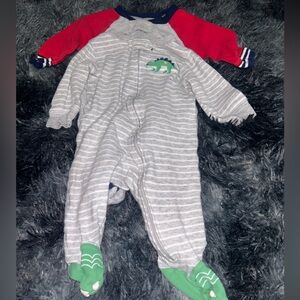 2 nice onesies for a 0-3 month old. They are high in quality and have no stains